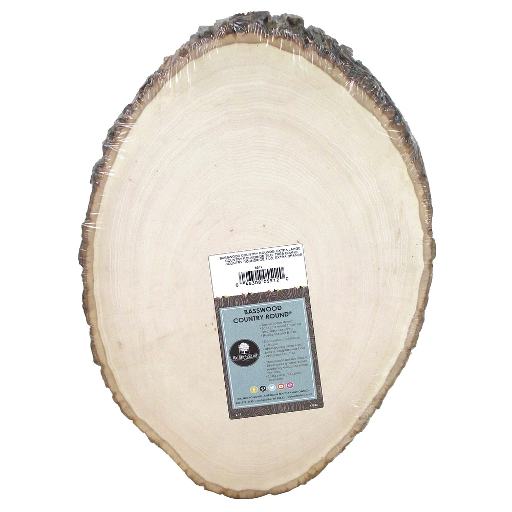 Walnut Hollow® Country X-Large Basswood Round