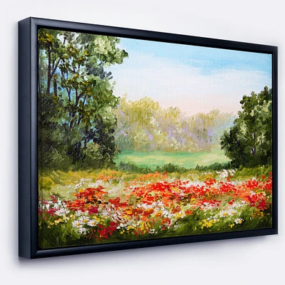 Designart - Poppy Field with Sky