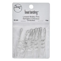 Looped Bobby Pins, 8ct. by Bead Landing™