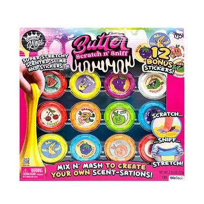 Compound Kings® Butter Scratch n' Sniff Scented Slime & Stickers