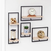 Honey Can Do Long Floating Wall Shelf