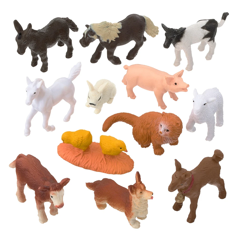 12 Pack: Safari Ltd® TOOBS® Farm Babies Set