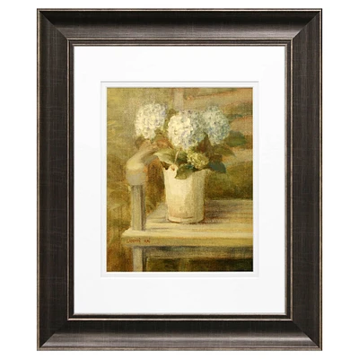 Timeless Frames® Hydrangea Bouquet on Bench Framed Print Wall Art