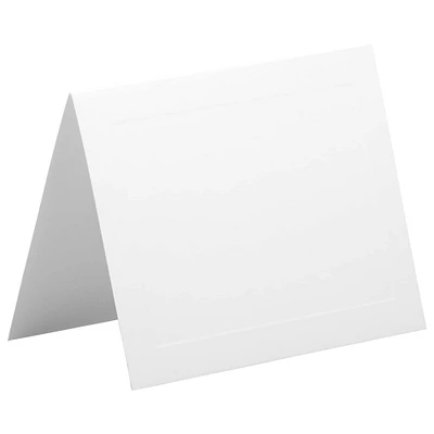 JAM Paper 4.62" x 6.25" Bright White Wove Panel Blank Foldover Cards