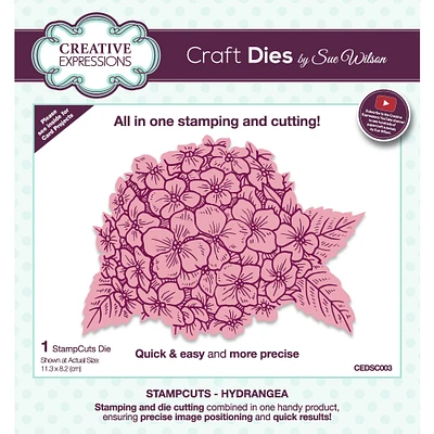 Creative Expressions StampCuts Hydrangea Dies