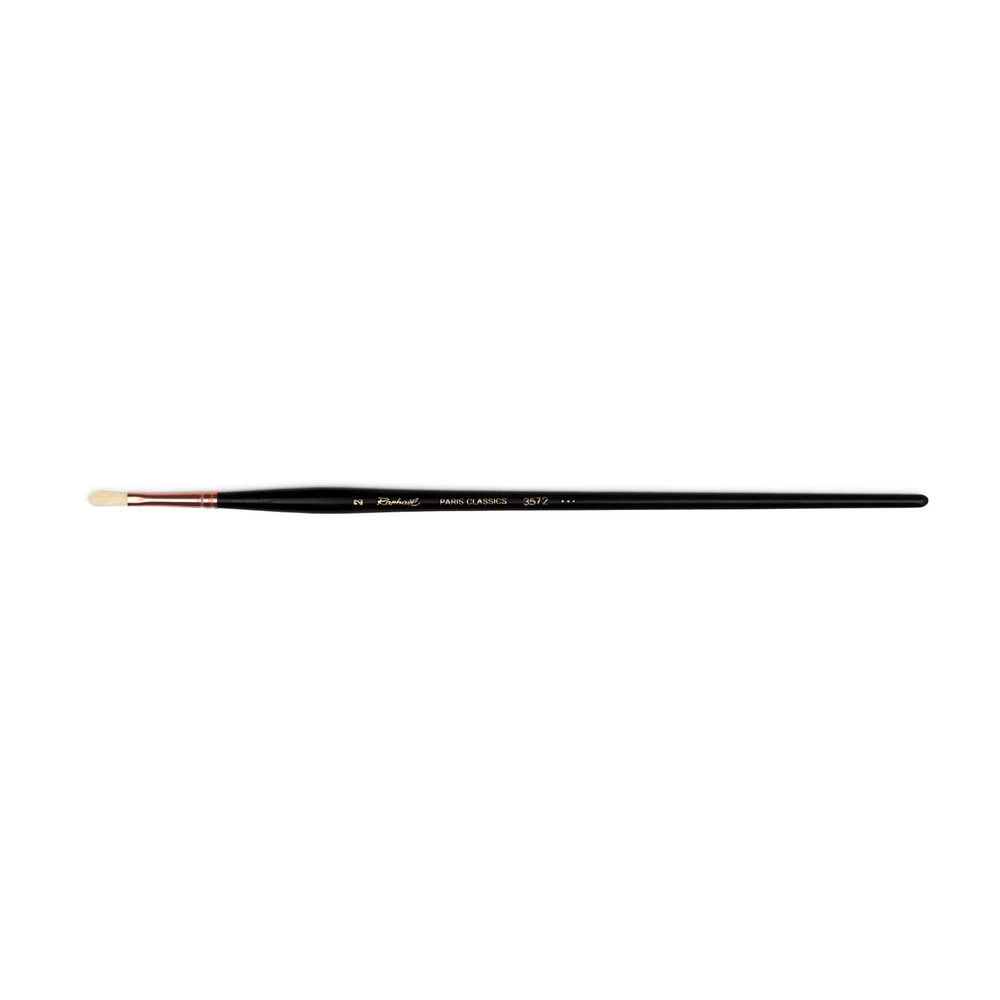 8 Pack: Raphaël Paris Classic Long Handle Filbert Brush