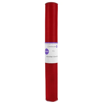 54" Red Tulle Spool by Celebrate It™