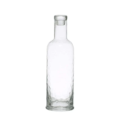 32oz. Clear Hammered Glass Carafe