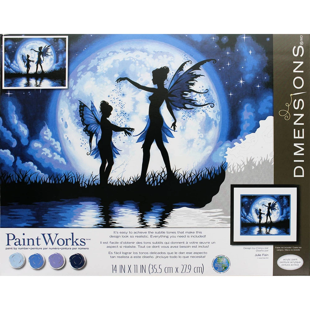 Dimensions® PaintWorks™ Twilight Silhouette Paint-by-Number Kit