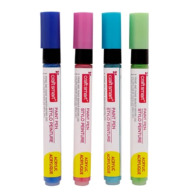 6 Packs: 4 ct. (24 total) 4mm Secondary Color Permanent Paint Pens by Craft Smart®