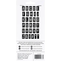 Heidi Swapp® Care Free Alphabet Clear Stamps