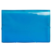 JAM Paper 10" x 15" Legal Size 13 Pocket Plastic Expanding File Accordion Folder