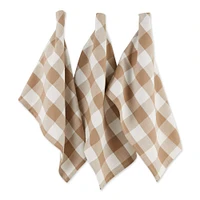 DII® Stone Buffalo Check Dish Towels, 3ct.