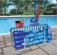 Swim Central 3ft. HydroTools Blue & White Poolside Accessories Organizer