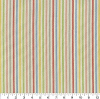 P/K Lifestyles Multicolored Ticking Stripe Home Décor Fabric