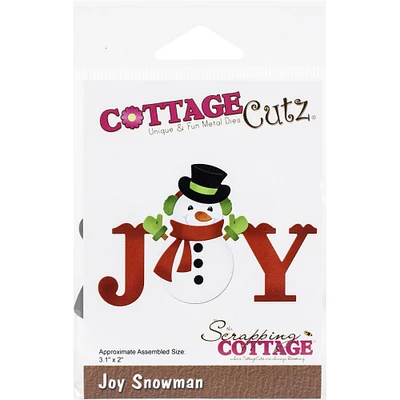 CottageCutz® Joy Snowman Die