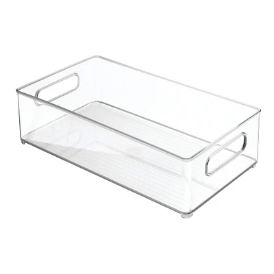 6 Pack: iDesign 14.5" x 8" Clear Plastic Storage Bin