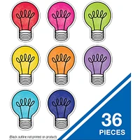 Schoolgirl Style Light Bulb Moments Colorful Light Bulbs Cut-Outs Set