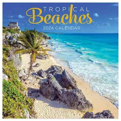 TF Publishing 2024 Tropical Beaches Mini Calendar