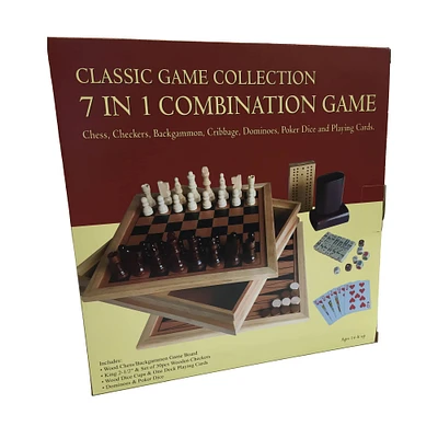 Classic Game Collection 7-in-1 Combination Game Set