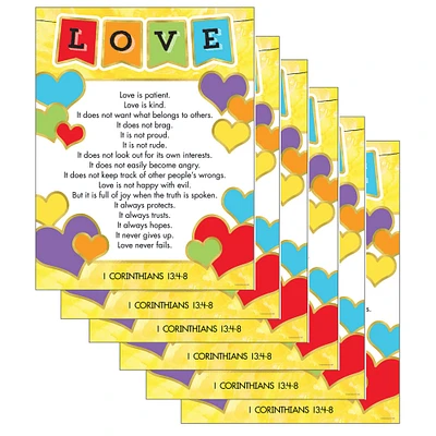 Carson Dellosa Education® Love Verse Chart, 6ct.