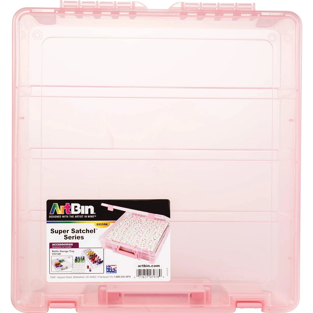 ArtBin® Super Satchel™ Blush Single Compartment Box