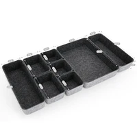 Welaxy Felt Piece Drawer Organizer Tray Set