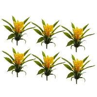 Yellow Bromeliad Flower, 6ct.