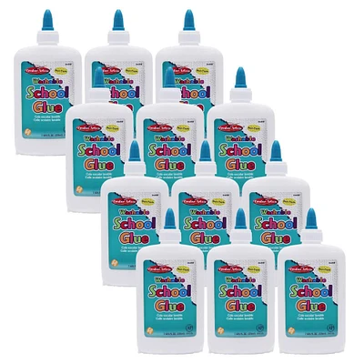 8oz. Economy Washable School Glue, 12ct.