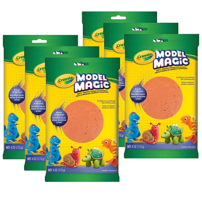 4 Packs: 6 ct. (24 total) Crayola® Model Magic® 4oz. Terra Cotta Modeling Compound