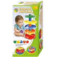 Children's Ball Chute Educational Toy with 5 Colorful Ramps