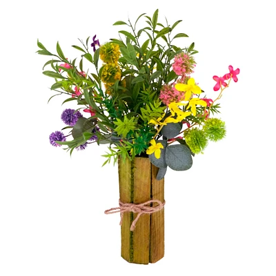 6 Pack: 16'' Multicolored Spring Floral Bouquet