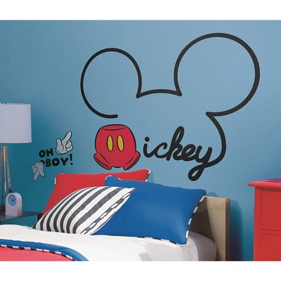 RoomMates Mickey Mouse All About Mickey Peel & Stick Giant Wall Decals