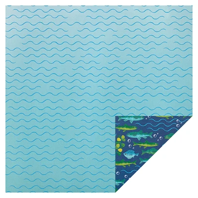 48 Pack: Aquatic Double-Sided Cardstock Paper by Recollections™, 12" x 12"