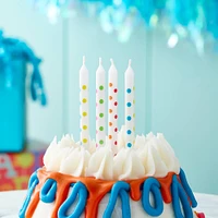 12 Packs: 12 ct. (144 total) Polka Dot Birthday Candles by Celebrate It™