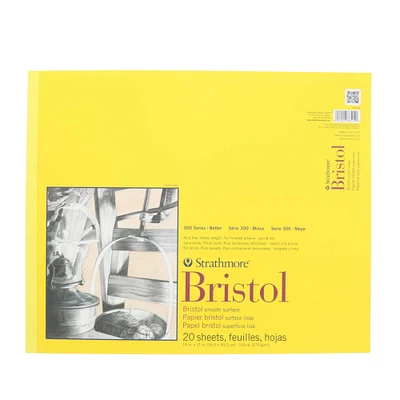 12 Pack: Strathmore® 300 Series Bristol Smooth Pad, 14" x 17"