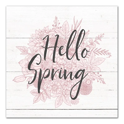 Hello Spring Canvas Art 