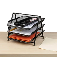 Mind Reader Desk Organizer with 4 Sliding Trays