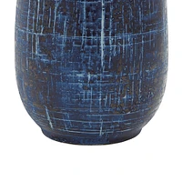 Blue Ceramic Contemporary Vase