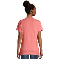 Hanes ComfortWash Garment-Dyed V-Neck Women's T-Shirt