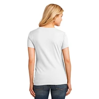 Port & Company® Ladies Core Cotton Neutrals V-Neck T-Shirt