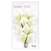 Calla Lily Paper Flowers by Recollections™, 12ct.