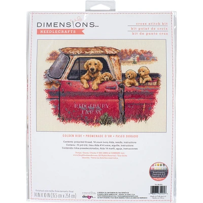 Dimensions® Golden Ride Counted Cross Stitch Kit