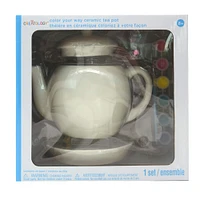 Ceramic Tea Pot Craft Kit by Creatology™