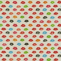 Novogratz Multi Lips Home Décor Fabric