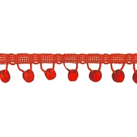 Simplicity® 1.125" Orange Ball Fringe