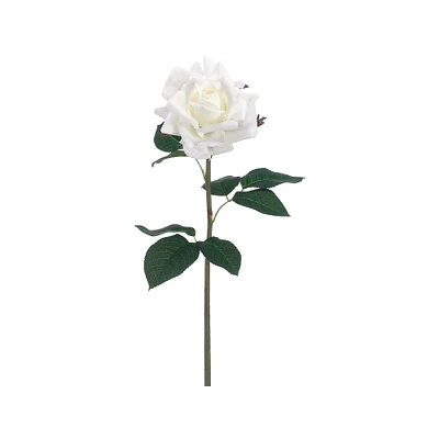 24 Pack: Real Touch White Rose Stem