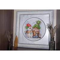 Mp Studia Striped Winter Counted Cross Stitch Kit