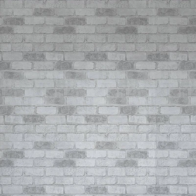 Simplify Gray Brick Adhesive Wallpaper