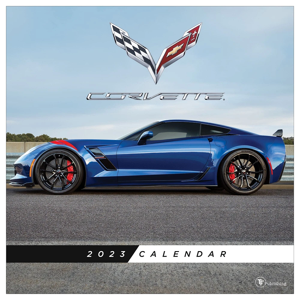 TF Publishing 2023 Corvette Wall Calendar